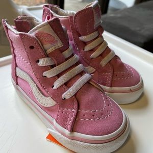 Toddler Pink High Top Vans